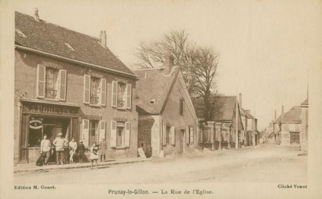 Devanture Boucherie Poitevin - Rue de l'église