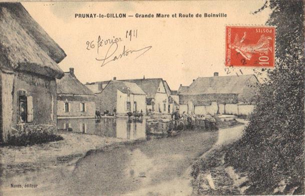 Rue du Bout de prunay vers Boinville