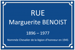 plaque M Benoist