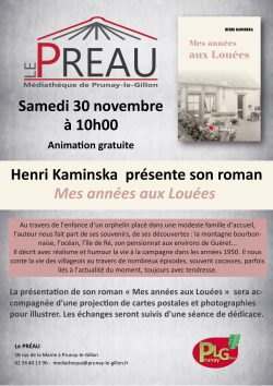 Présentation roman Henri Kaminska