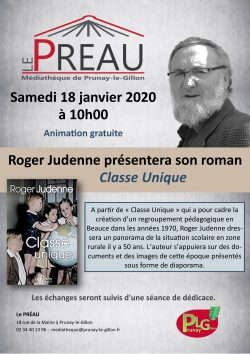 Présentation roman Roger Judenne