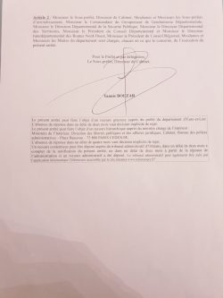 Arrêté transports scolaires partie 2