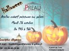 Atelier créatif halloween au Préau le 26 octobre