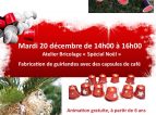 Atelier bricolage de Noël au Préau