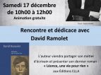 Rencontre et dédicace avec David Ramolet au Préau