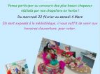 Concours chapeaux décorés au Préau