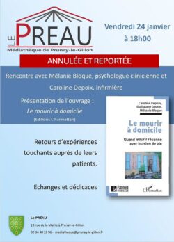 Conférence annulée