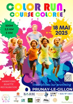 Affiche Color Run 2025 recto