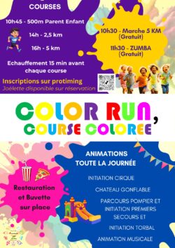 Affiche Color Run 2025 verso