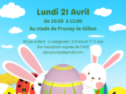 Chasse aux oeufs – 21 avril