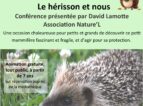 Le hérisson et nous au Préau