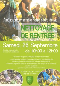 Affiche nettoyage 2026 V1
